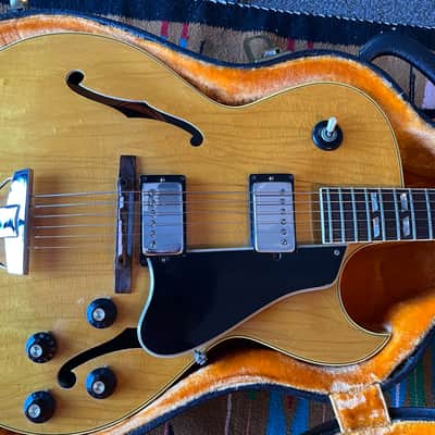 1968 Gibson ES-175DN Natural Blonde All Original Metheny Jazz Box image 4