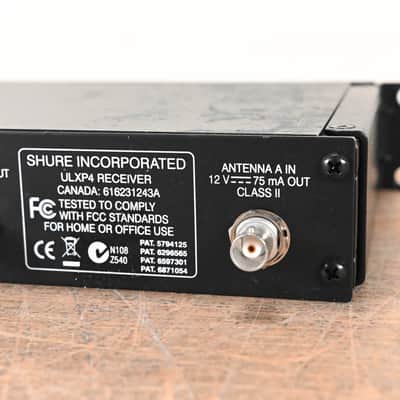 Shure ULXP4 Wireless Receiver - M1 Band: 662-698 MHz (NO POWER SUPPLY)-Wireless CG006P7 image 7