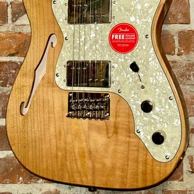 NEW Squier Classic Vibe '70s Telecaster Thinline Natural, HH Includes Pro Setup & Ships Fast so Support Small Business ! image 1