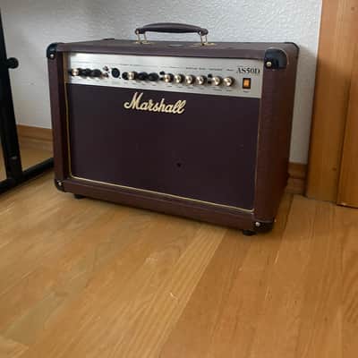 Marshall Acoustic Soloist AS50D 2-Channel 50-Watt 2x8" Acoustic Guitar Combo 2007 - Present - Brown image 2