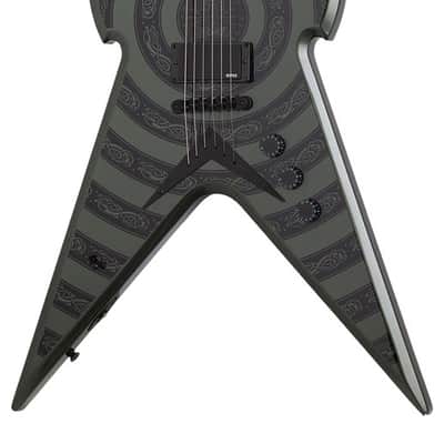 Schecter Warhammer NT Norse Dragon Bullseye - Metallic Green (4581) image 8