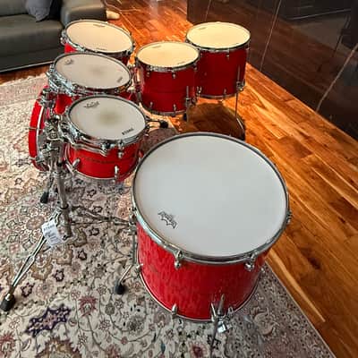 Tama Star Bubinga 7 Piece Kit. Solid Candy Red image 4