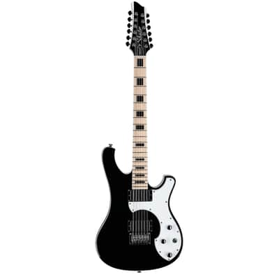 Schecter Stargazer 12-String Electric Guitar, Gloss Black image 4