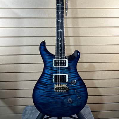 PRS Custom 24 Electric Guitar with Pattern Thin Neck - River Blue 10-Top + OHSC & PLEK*D #930 image 4