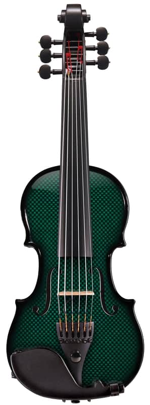 Glasser Carbon Composite Acoustic Electric 6-String Violin (4/4 Size) 2020s AE Green image 1