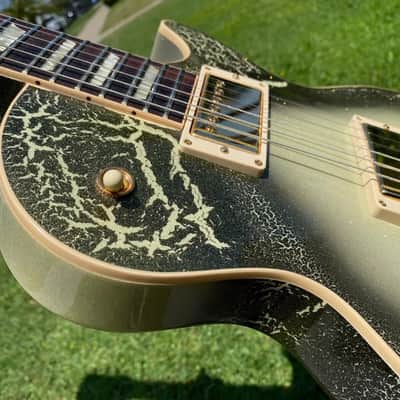 Gibson Custom Shop Les Paul Standard Gold Sparkle Roadshow - Toasted Marshmallow image 5