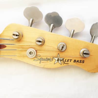 Vintage 1984 SQUIER by Fender BULLET Bass. Made in JAPAN. Sounds Great ! image 14