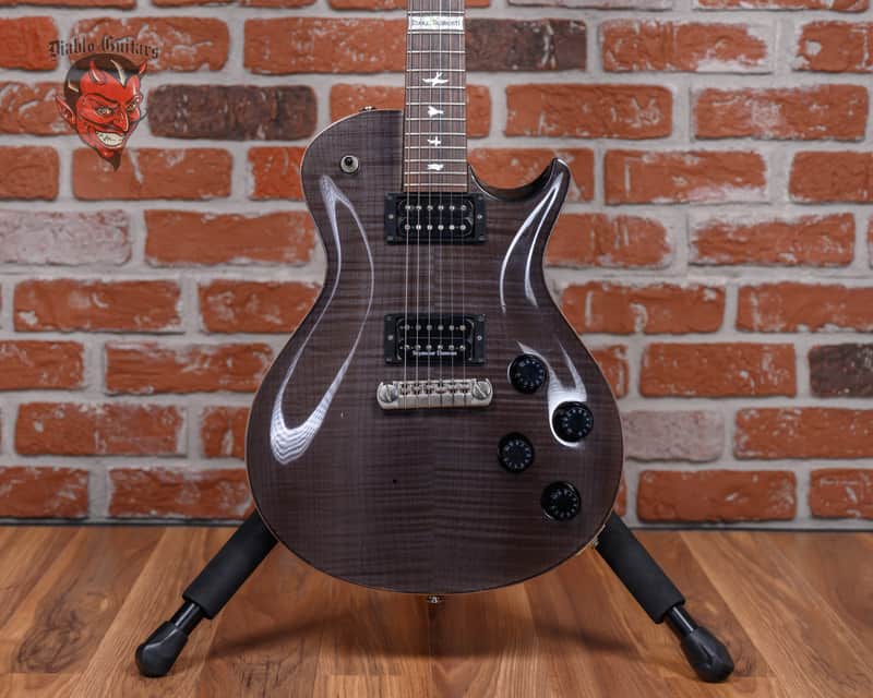 PRS Tremonti Trans black Black Flame Maple Top 2001 w/OHSC (Top Refin) image 1