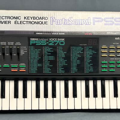Yamaha PSS-270 Synthesizer 1986 - Black image 2