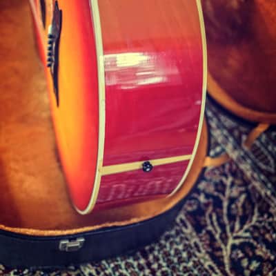 1970 Morales Zen-On Japan M350 Western Folk Acoustic Guitar MIJ Gibson J200 Copy image 6