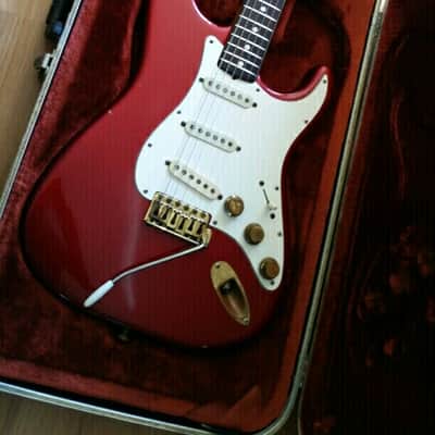 Fender THE STRAT 1980 Candy Apple Red VINTAGE GUITAR image 9