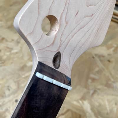 Luthier Made Precision Bass neck image 1