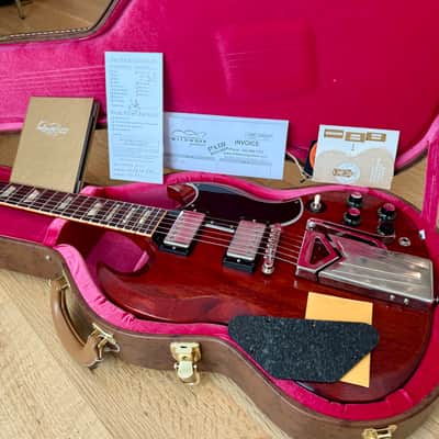Gibson Custom Shop 60th Anniversary '61 Les Paul SG Standard 2021 - Cherry Red image 9