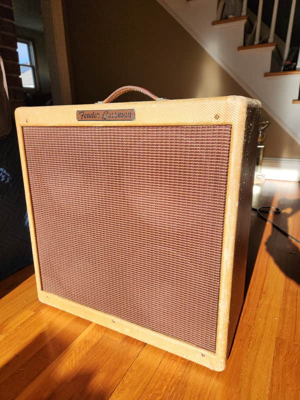 Fender Bassman 5E6 Narrow Panel 40-Watt 4x10" Guitar Combo 1955 - Tweed image 1