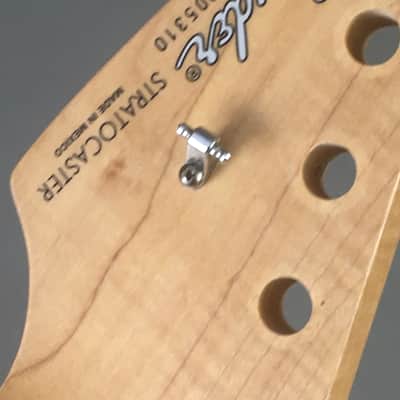 Ultra Rare Vintage Fender Lefty Stratocaster Neck 2003 Strat Rosewood Super Flame Maple 🍁 image 5