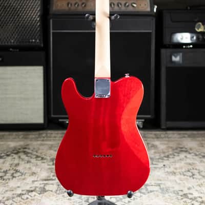 Squier Affinity Series Telecaster FMT SH Electric Guitar - Crimson Red Transparent image 7
