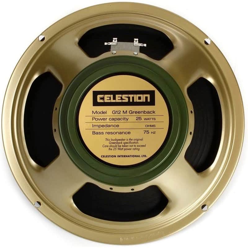 Celestion G12M Greenback Guitar Speaker (12 Inch, 25 Watts, 16 Ohms) image 1