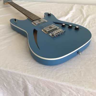 Electric Guitar - Blue Semi Hollow image 5