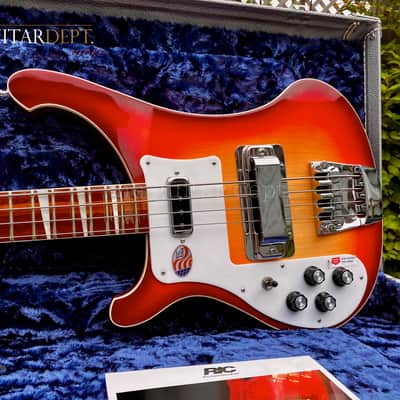 ♚MINT♚ULTRA RARE♚2012 Rickenbacker 4003 Stereo Bass♚ LUSH FIREGLO ♚ LEFT HANDED ♚GEM image 20
