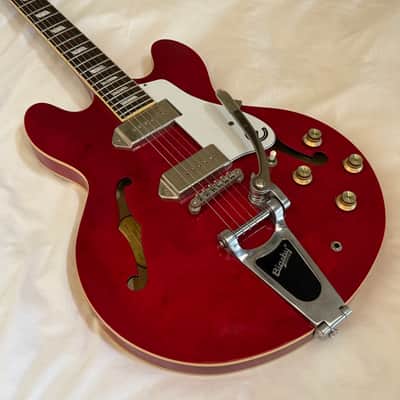 Immagine 2014 Epiphone Casino with Bigsby Vibrato - Cherry - Free Pro Setup - 4