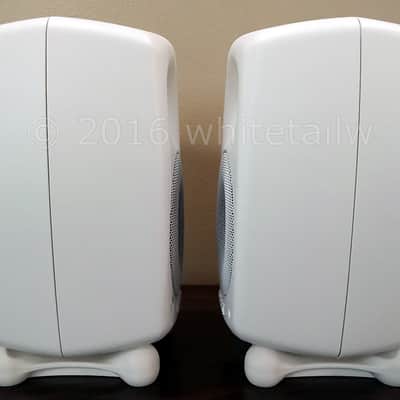 Pair Genelec 8020B White Active Powered Studio Monitors Speakers 8020C 8020A Monitor Free Shipping image 4