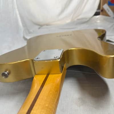 Fender USA Custom Shop Limited Edition Full Throttle Esquire Relic Telecaster Guitar with Case 2003 - Gold / Maple neck image 22