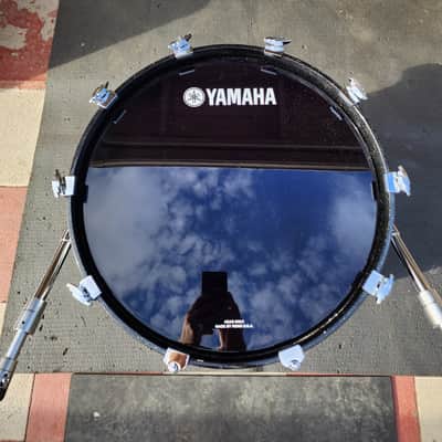 Yamaha Beech Custom Absolute Nouveau 14x20 Bass Drum - Black Sparkle Fade image 5