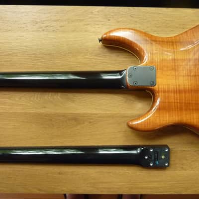 1980's STEINBERGER GM4T TransTrem Guitar in FLAMED HAWAIIAN KOA with Extra Newburgh Neck image 2