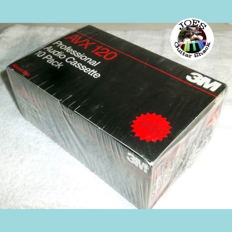 1-10 Pack 1980's 3M AVX 120 Minute High Speed Professional Cassette Tapes New Sealed NOS - Will Combine Shipping! image 1