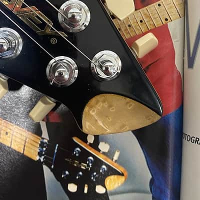 Peavey Flat Top Prototype Wolfgang Eddie Van Halen Owned EVH Guitar w Magazine image 19