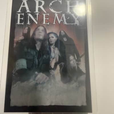 Dean Tyrant V - Blood splatter - autographed by all of Arch Enemy image 2