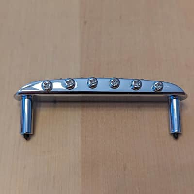 Mustang bridge - *BRASS SADDLES* 9.5" radius 52mm string spread (for Jaguar and Jazzmaster) image 6
