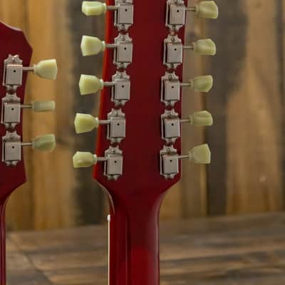 Epiphone G-1275 Custom Double-Neck Guitar - Cherry image 12