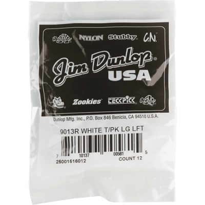 Dunlop 9013 Pouces gauchers blancs larges sachet de 12 image 1