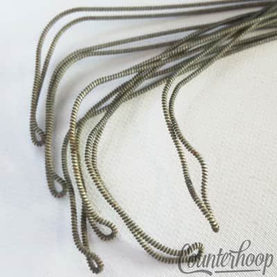 Leedy 15" 12-Strand Snare Drum Coiled Metal/Cloth 19" Wires Vintage 10s Marching image 2