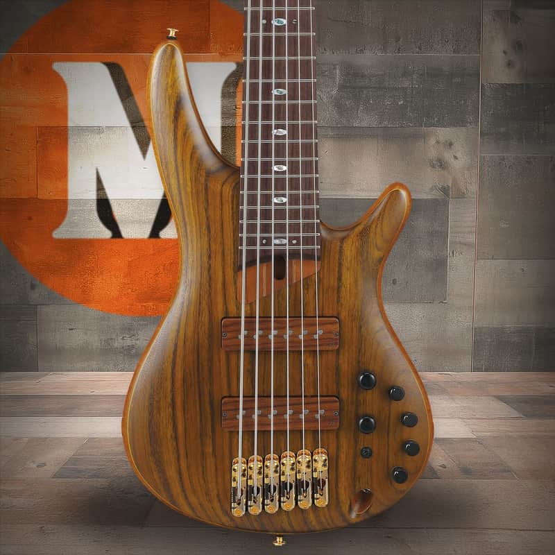 Ibanez SR Prestige 6 String Electric Bass - Mocha Flat (SR5506MHF) image 1
