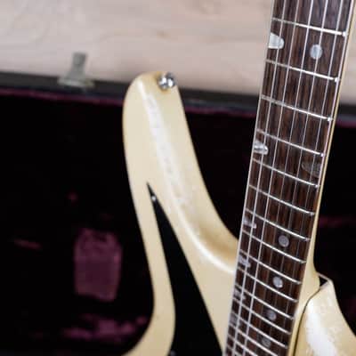 Guyatone LG-160T Telstar 1966 Aged Pearl White Made in Japan MIJ w/ Hard Case image 14
