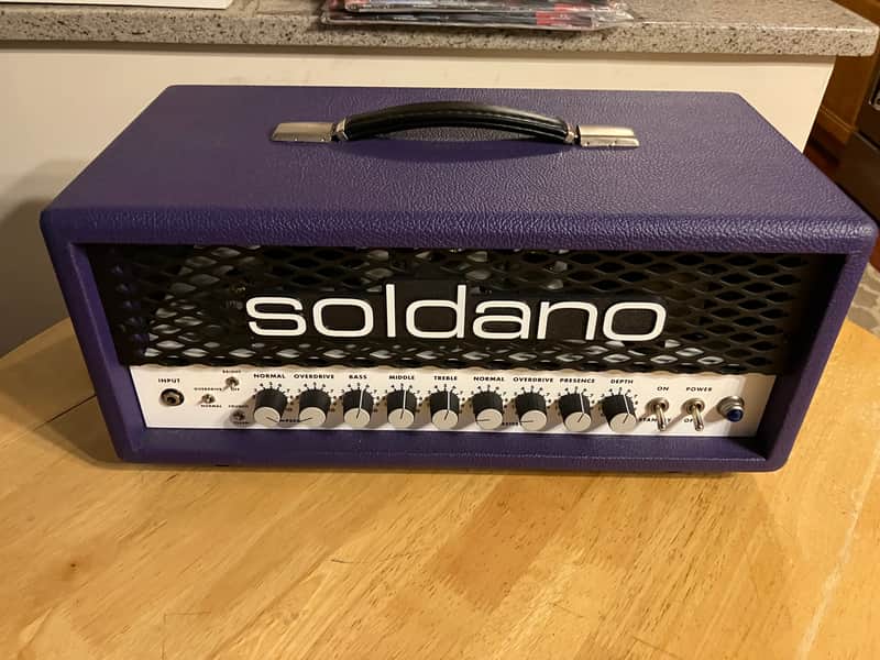 Soldano SLO 30 Head 2020's - Purple image 1