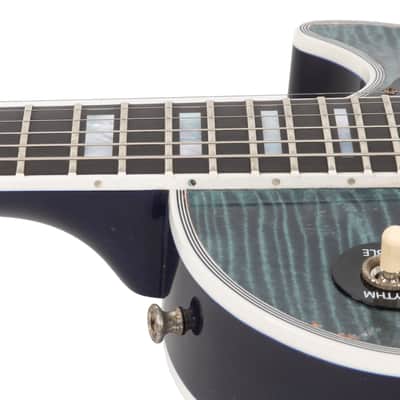 Gibson Custom Les Paul Custom Murphy Lab Heavy Aged AAAA Flame Top - Nordic Blue image 9