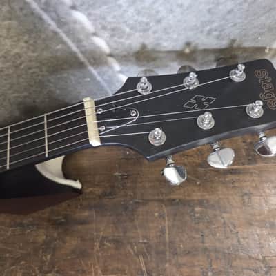 Stagg BJW-OPEN 6 6-String open back guitar banjo with guitar headstock image 3