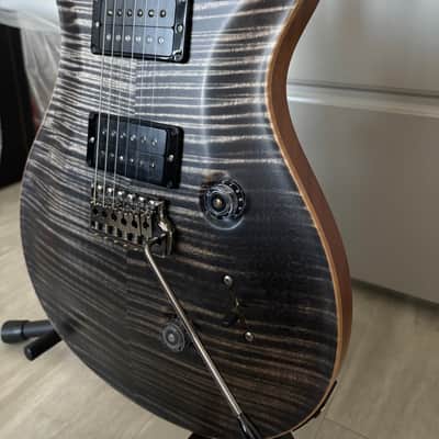 PRS Custom 24 Wood Library 2021 - Charcoal Satin Torrefied Maple Neck Brazilian Rosewood Fretboard image 7