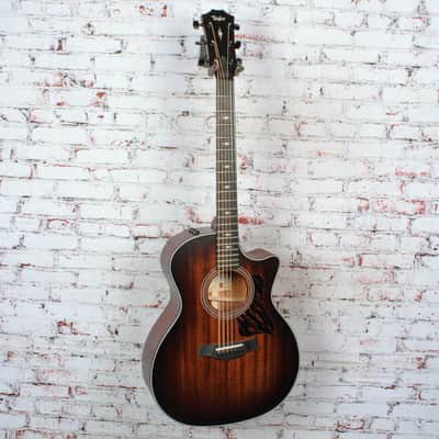 Taylor - (2025) 324ce - Acoustic-Electric Guitar - Mahogany/Mahogany - Shaded Edge Burst Top - w/ Hardshell Case - x5070 image 4