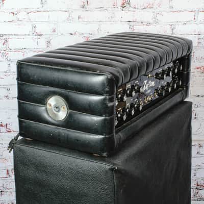 Kustom - K100B - 50 Watt Solid State Bass Amp Head w/2x15 Cab - w/Cab Cover - x1862 - USED image 19