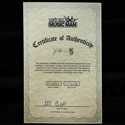 Ernie Ball Music Man Music Man JP15 John Petrucci Signature *Miami Guitar Exclusive* - Olallieberry Quilt 2026 (H10882) image 6