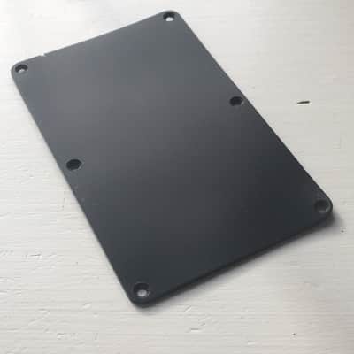Vintage No String Holes Aged Relic Back Plate Tremolo Cover Black For Fender Strat Stratocaster Rare image 18