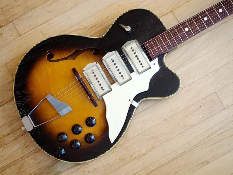1960s Truetone Swingmaster by Kay K673 Vintage Electric Guitar Barney Kessel image 1