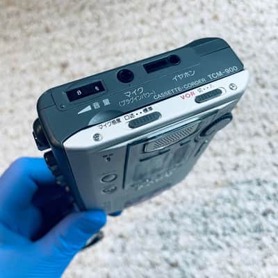 SONY TCM-900 Walkman Cassette Corder, Top Silver ! Working ! image 4