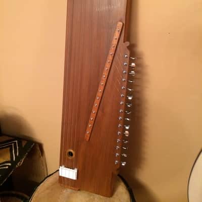Swarsangam Indian Tanpura Swarmandal Combination Instrument 4-string tanpura w/wound strings, 15-str image 1