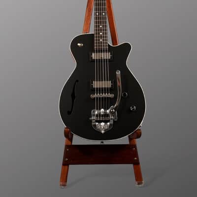 Grez Mendocino F - 2023 - Matt Black w/ Fralin Mini Humbuckers & TK Smith vibrato. NEW (Authorized Dealer) image 2