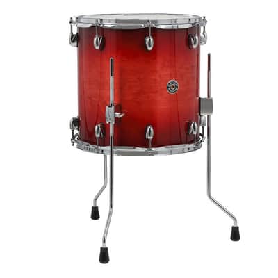 Gretsch GR814.284 CC2-1414F-GCB Floor Tom Catalina Club 14" x 14" Gloss Crimson Burst image 5